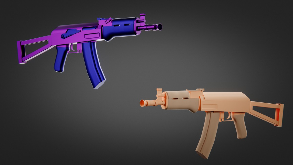 Ultimate Weapon Pack — 23 Guns + 943 Skins (Low Poly, Stylized, FPS/TPS Ready)