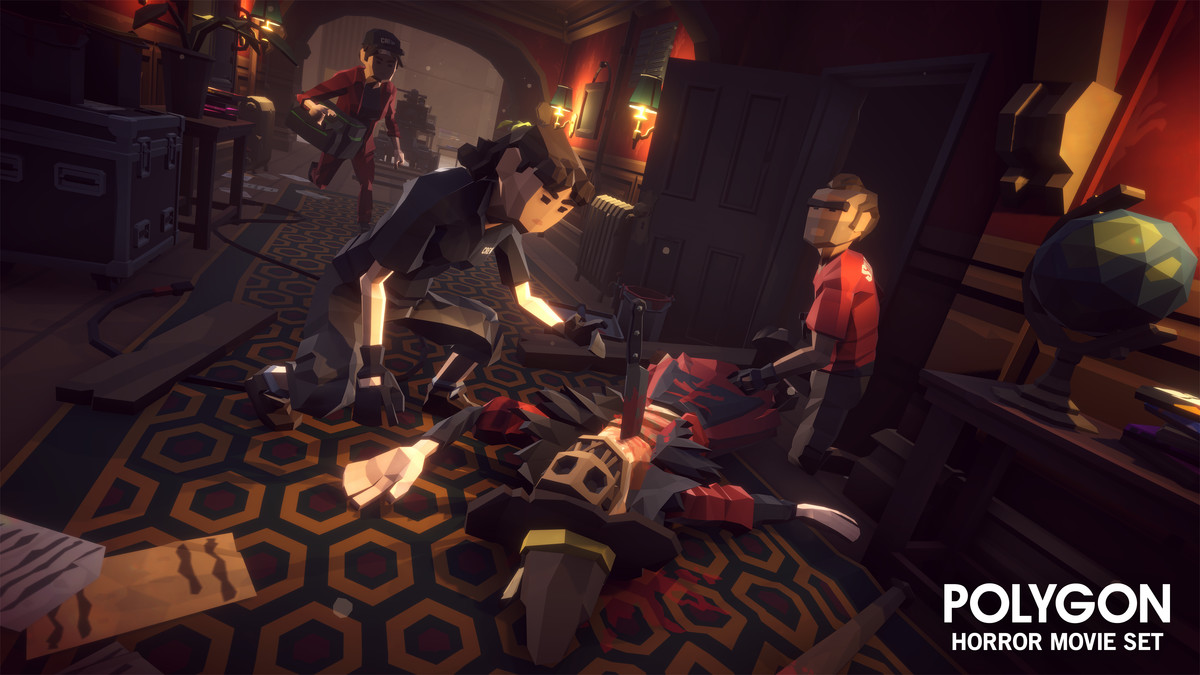 POLYGON - Horror Movie Set - Low Poly 3D Art by Synty