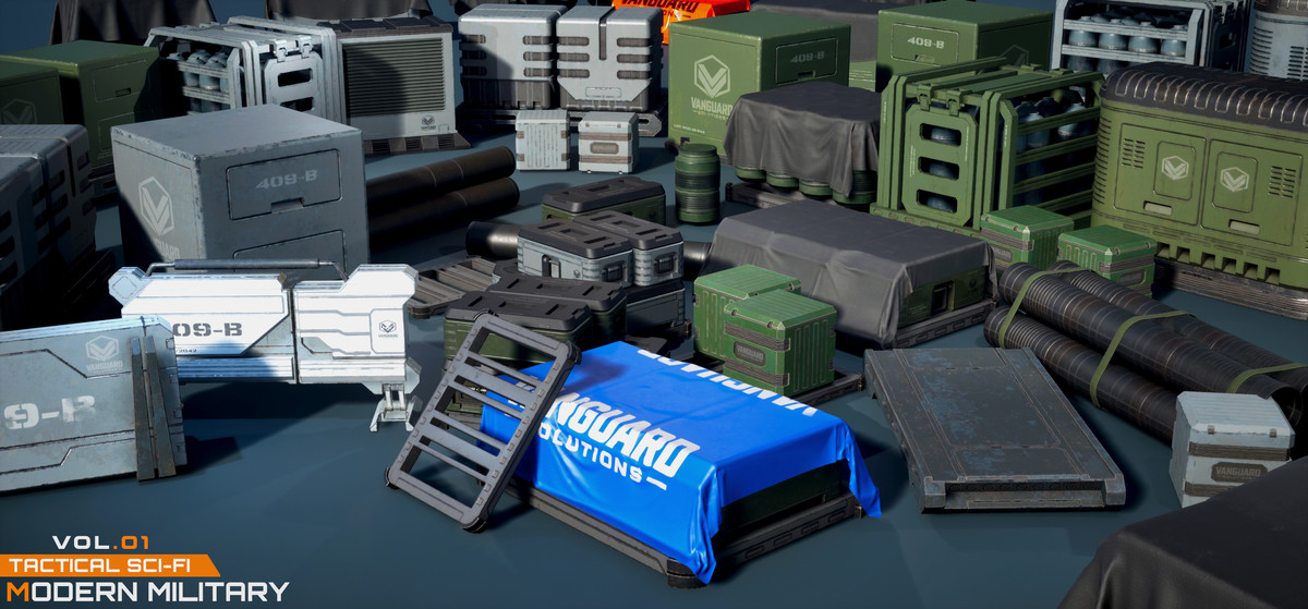 Tactical Sci-Fi: Modern Military Props Vol.01