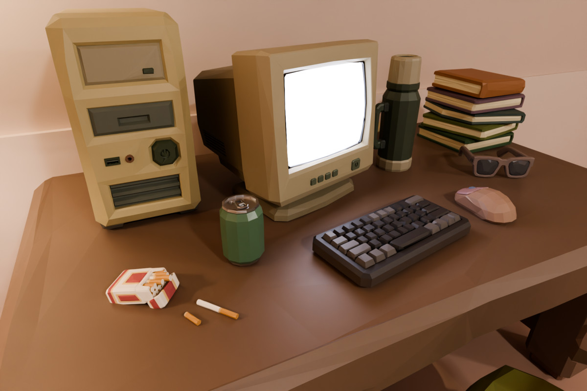 Cute Stylized Living Room Props