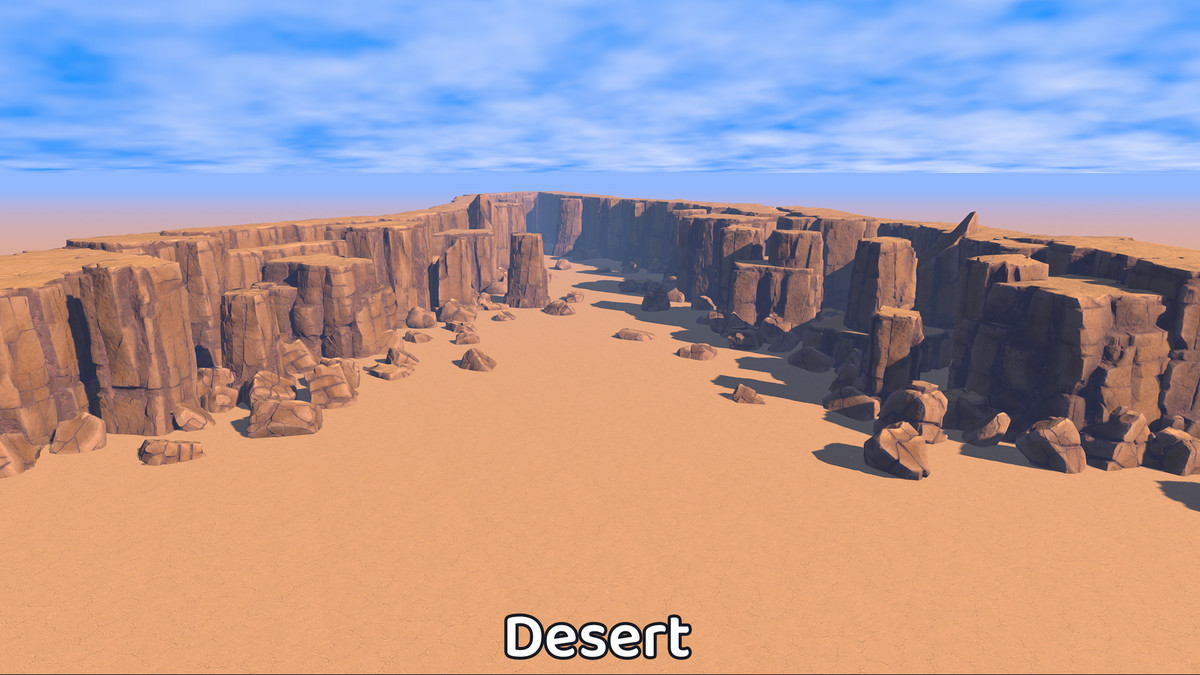 Stylized Nature - Blocky Cliffs