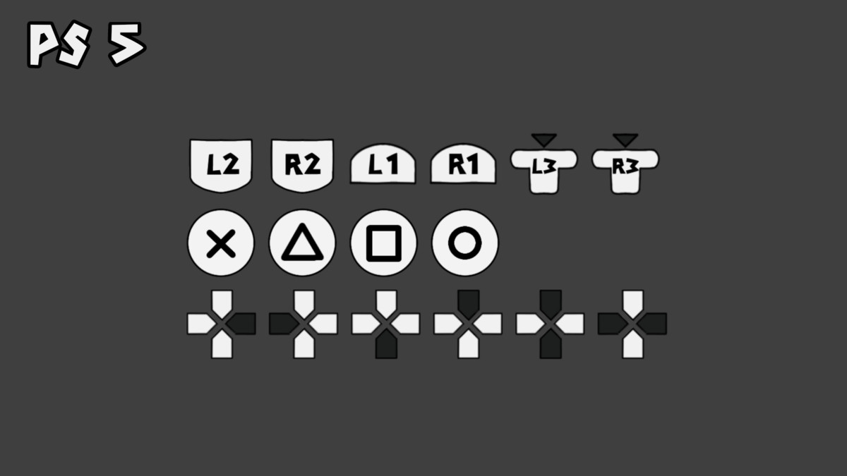 PC & Console Buttons Icons