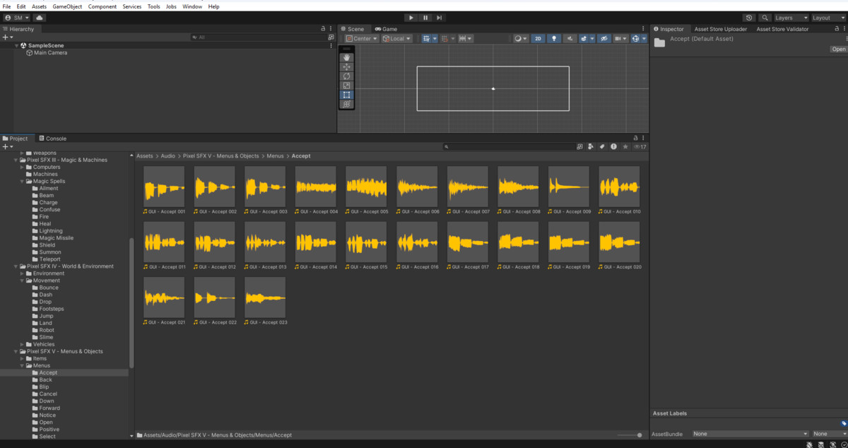 Pixel SFX V: Menus & Objects