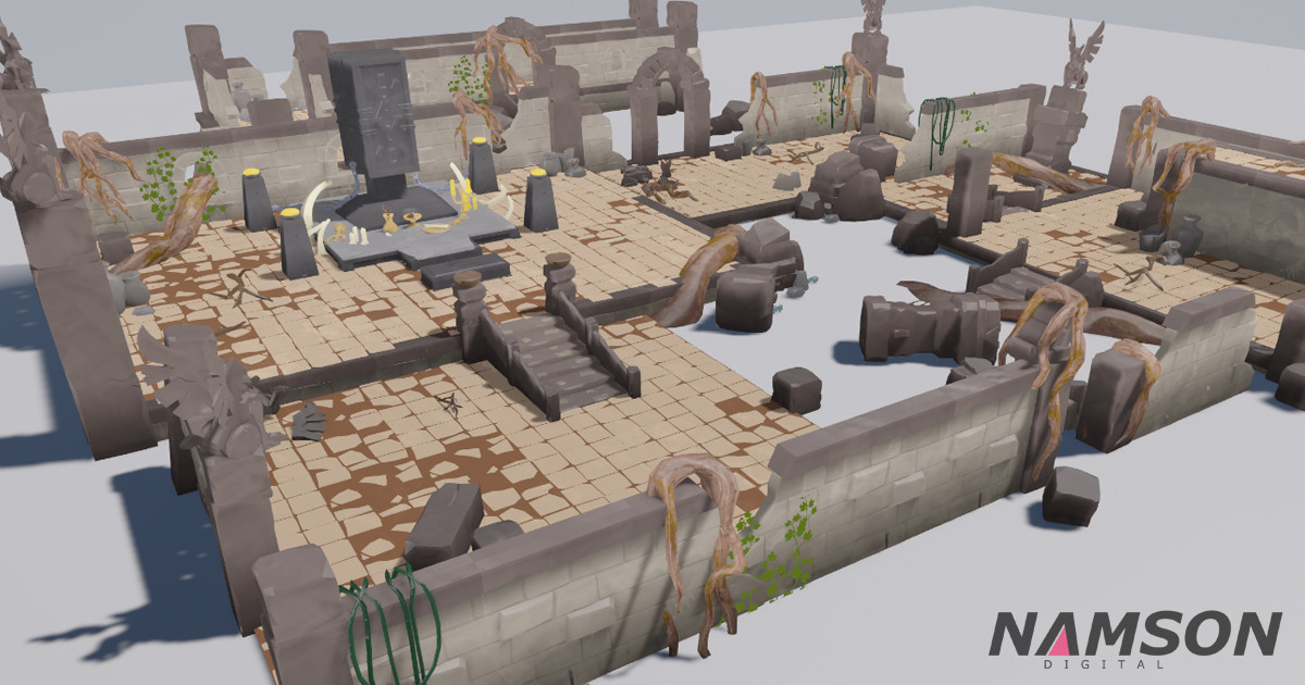 Overgrown Ancient Ruins Kit