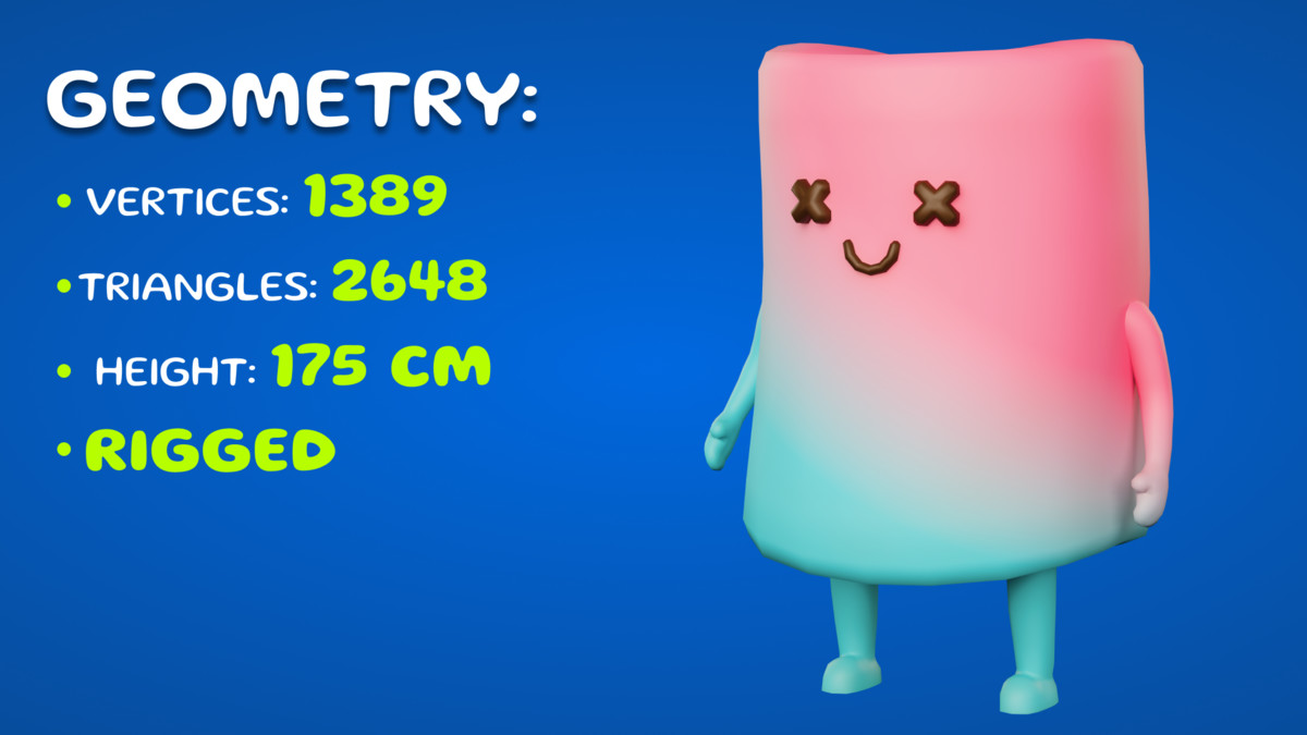 Marshmallow Character Mobile Ready