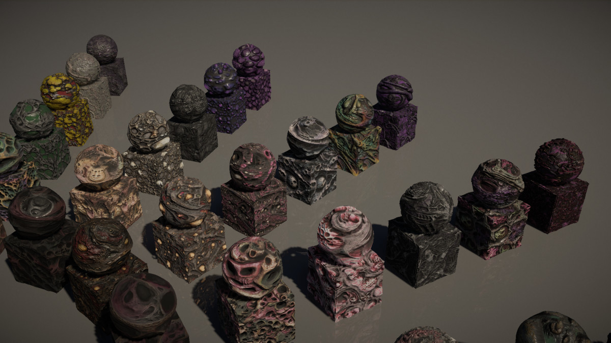 Alien Ground Materials - Organic