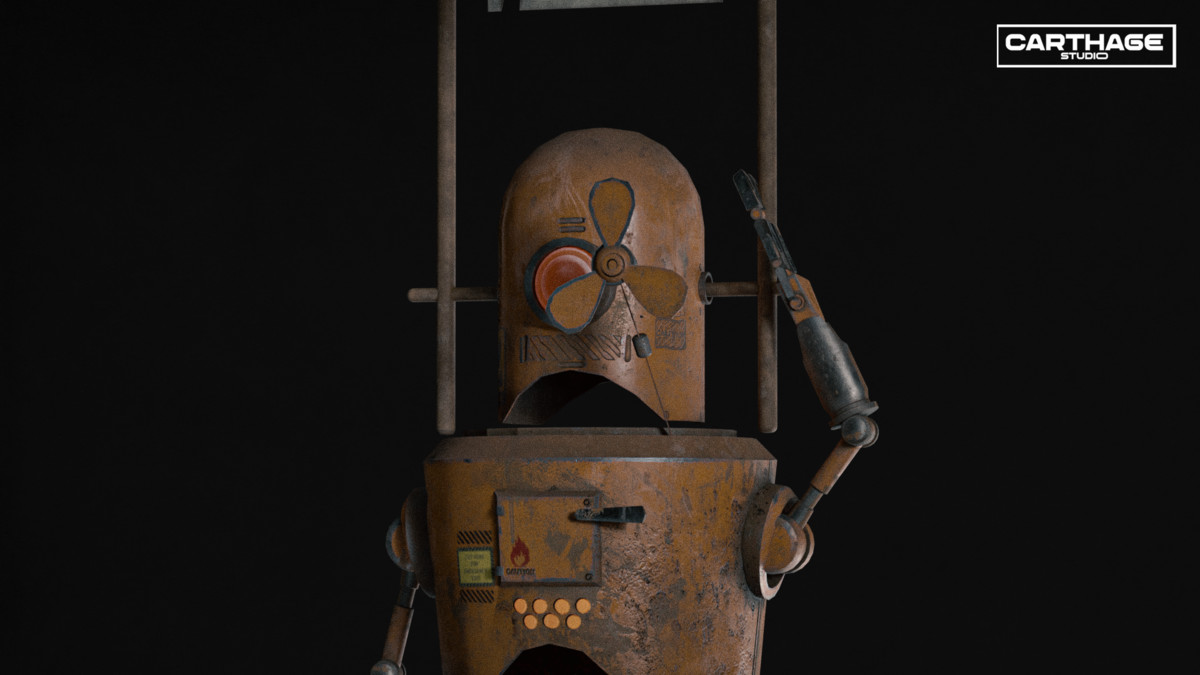 Dome-Head Vendor Robot NPC
