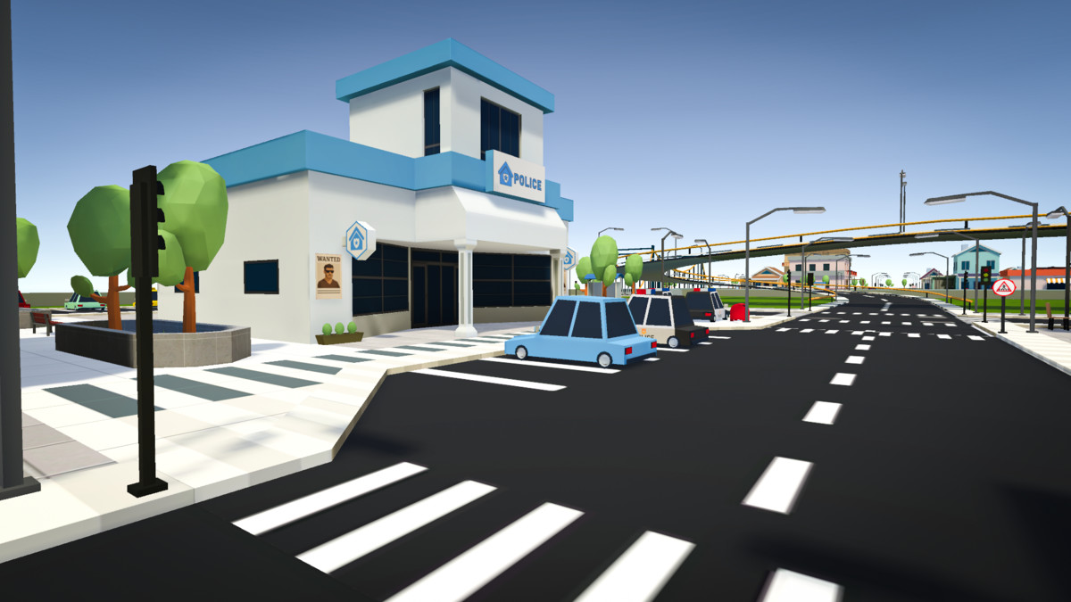 Low poly Modular city and Vehicle Pack