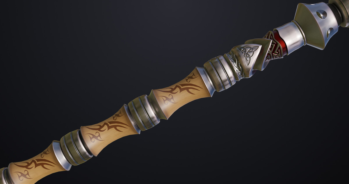 Battle Axe 05 URP HDRP Textures