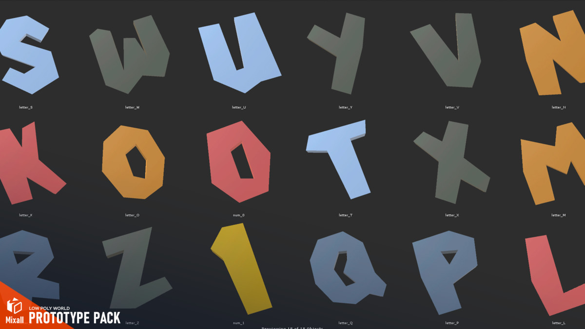 LOW POLY WORLD - PROTOTYPE PACK