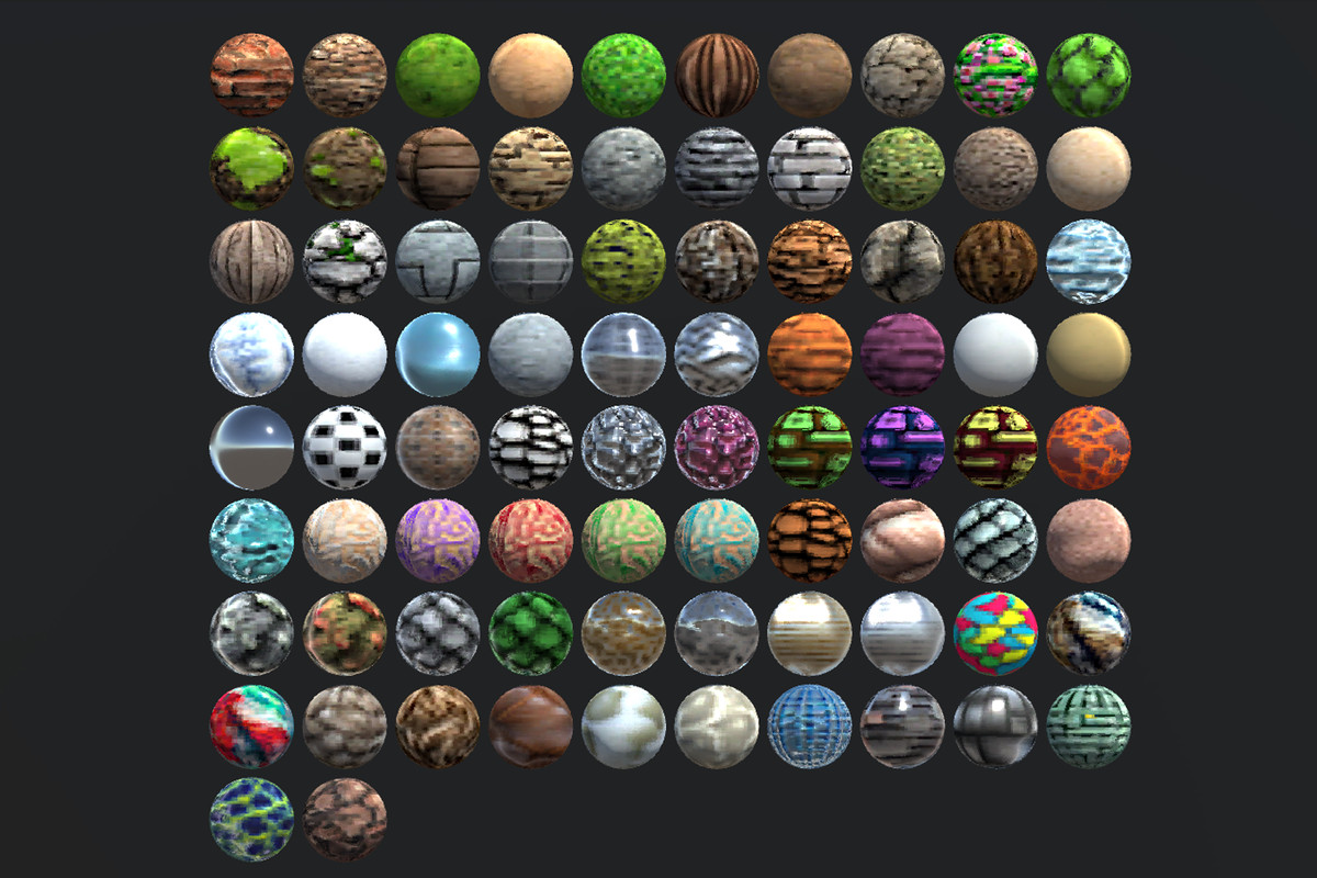 Pixel Materials by Krumble Hut