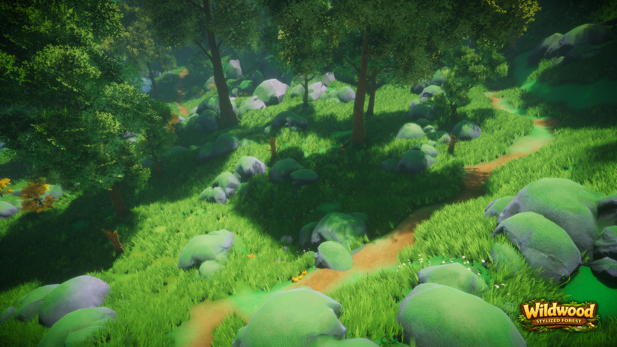 Wildwood: Stylized Forest (Stylized Nature, Stylized Forest, Nature, Biome)