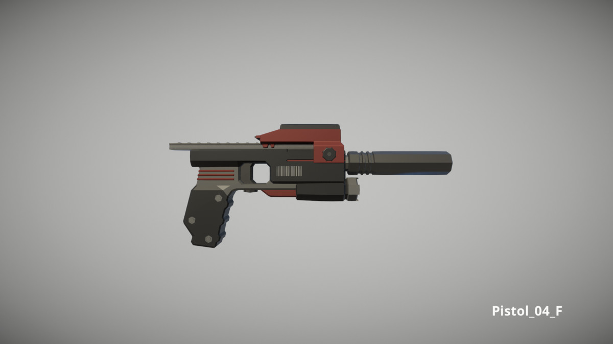 Cyberpunk Armory - Low Poly