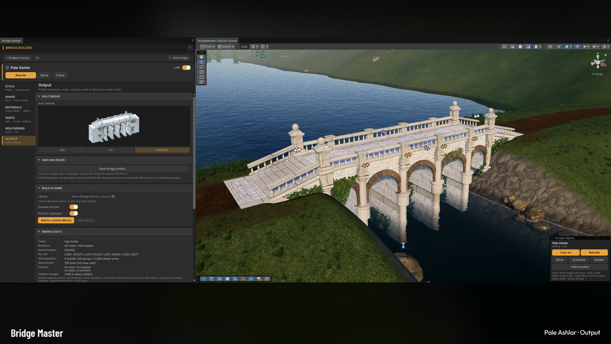Bridge Master - Stylized Bridge Builder
