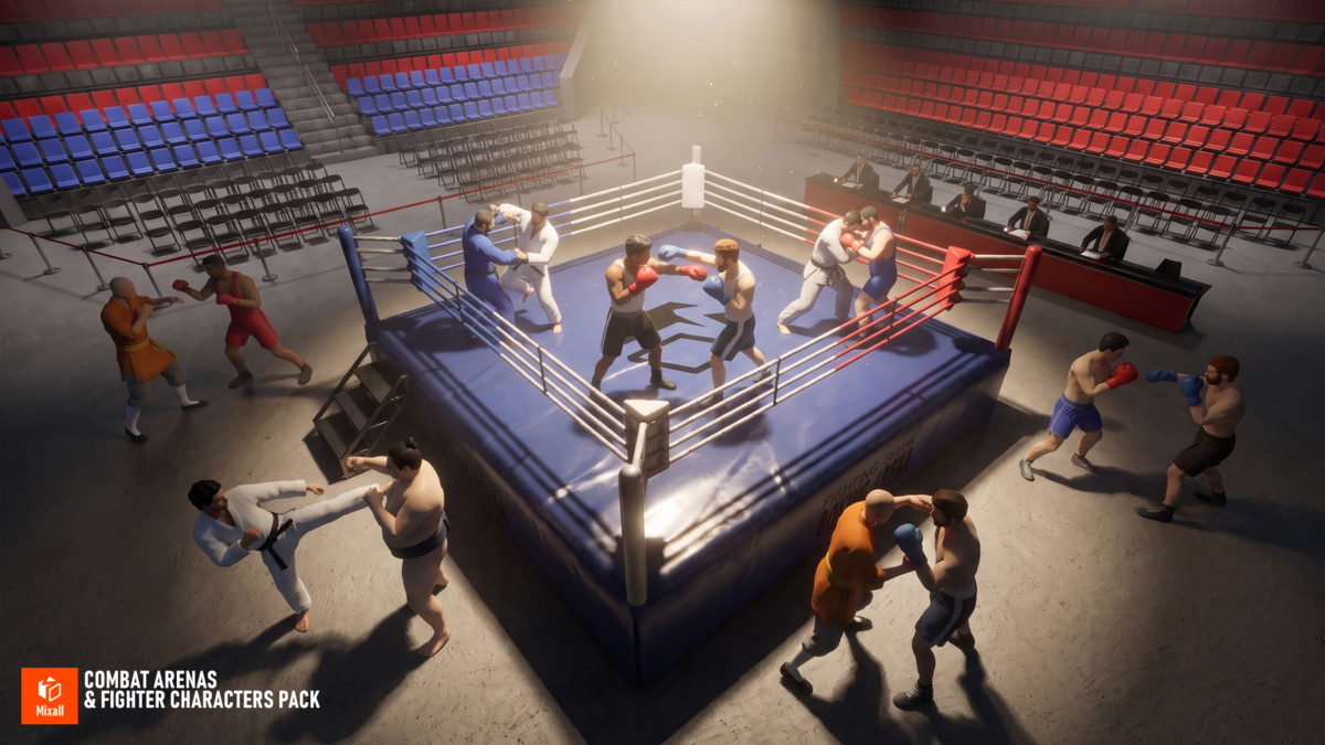 Combat Arenas & Fighter Characters Pack