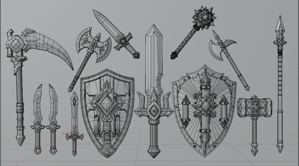 Fantasy Weapons & Shields Pack