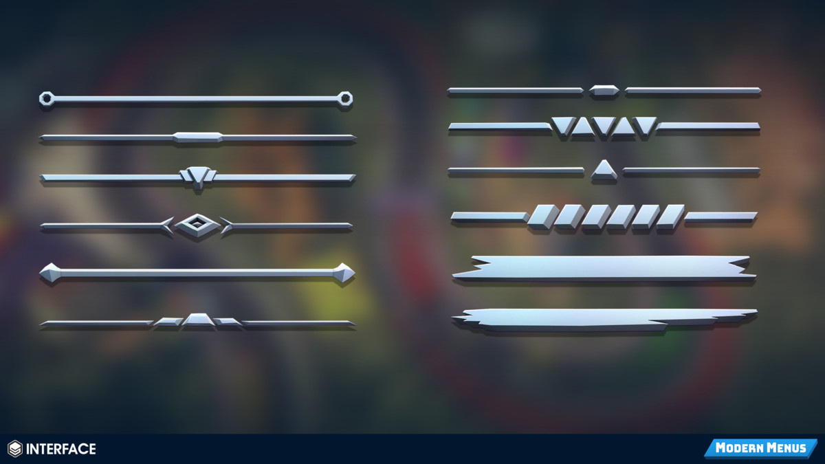 Modern Menus - Synty INTERFACE - GUI