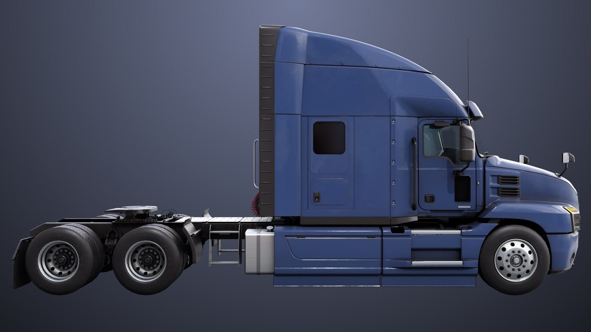 Heavy Truck Blue Chassis 05 URP HDRP Textures