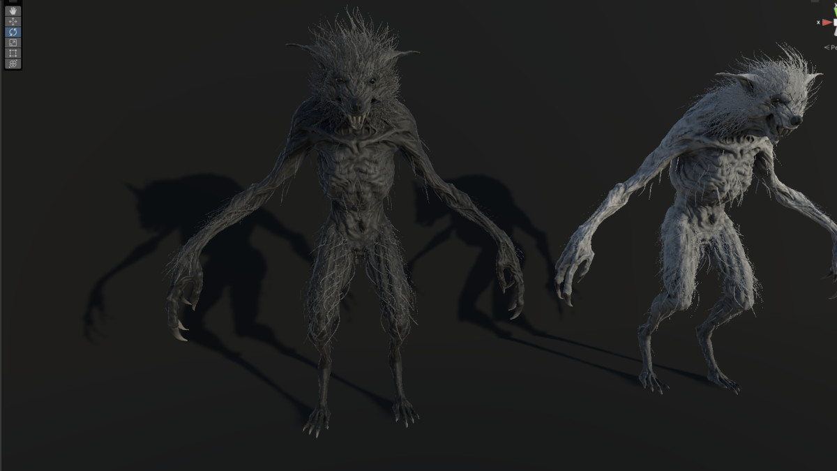 Feral Werewolf Monster