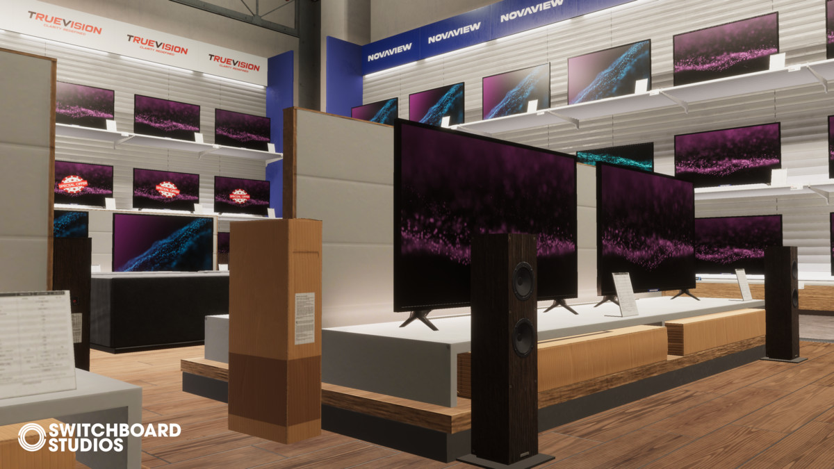 Electronics Mega Store Modular Environment