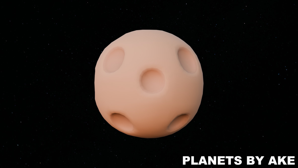Planets - Stylized Low Poly Asset Pack by Ake
