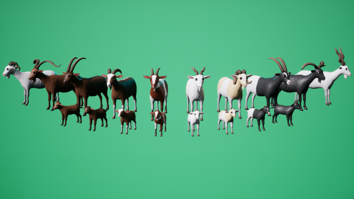 SI - Animated Goat and Kid