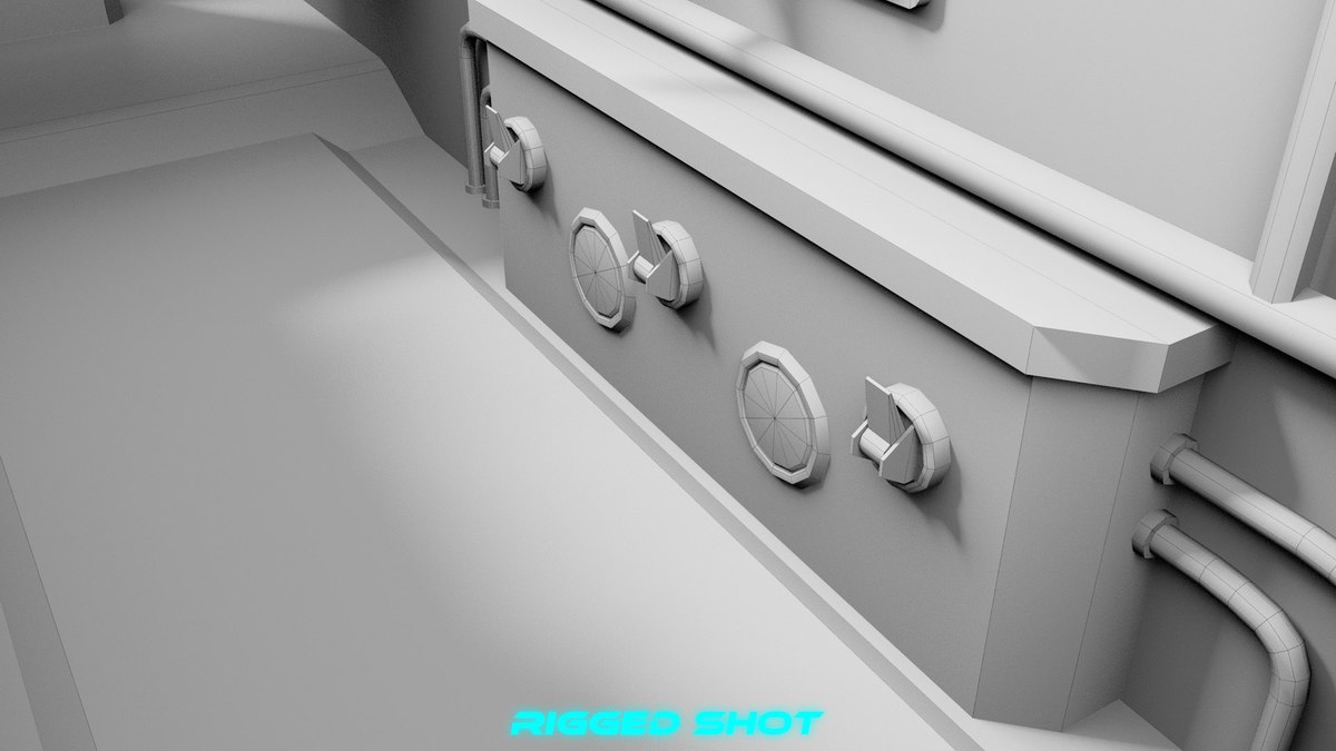 Yacht Hydrofoil Sailing Boat 01 Black URP HDRP Textures