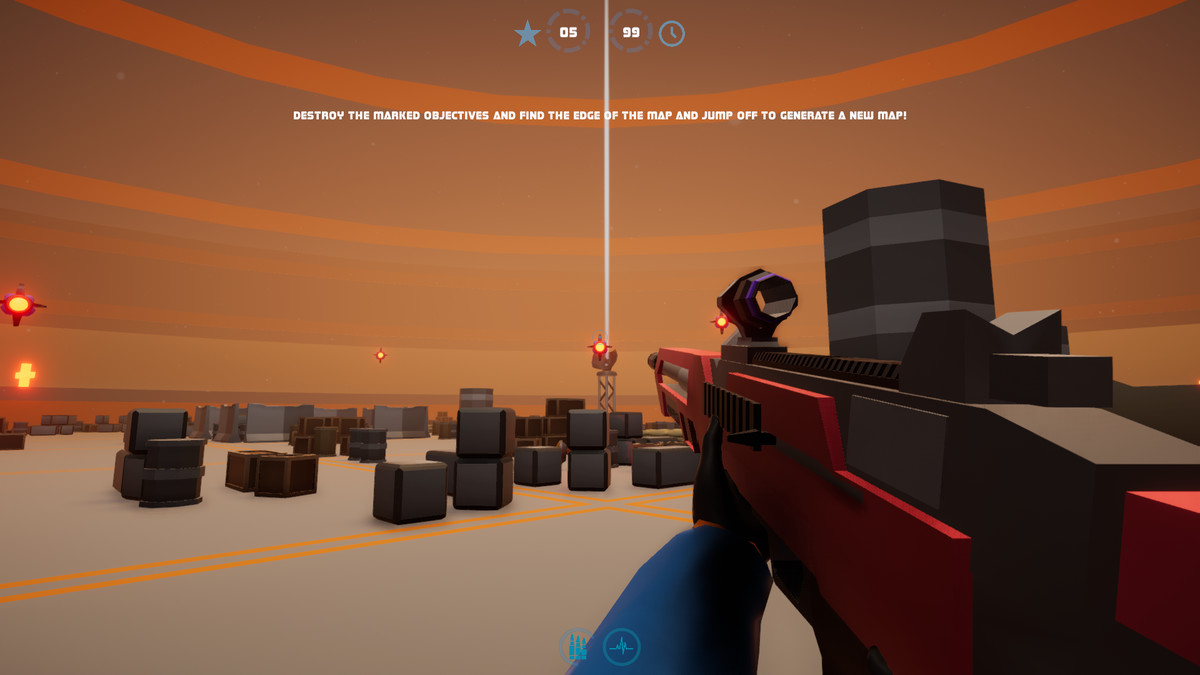 Sci-fi FPS Randomly Generated Full Game Example Template