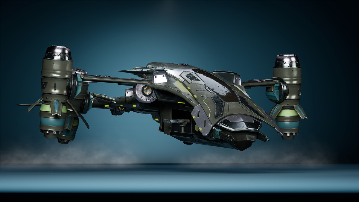Sci-Fi Transport - Military Airplane