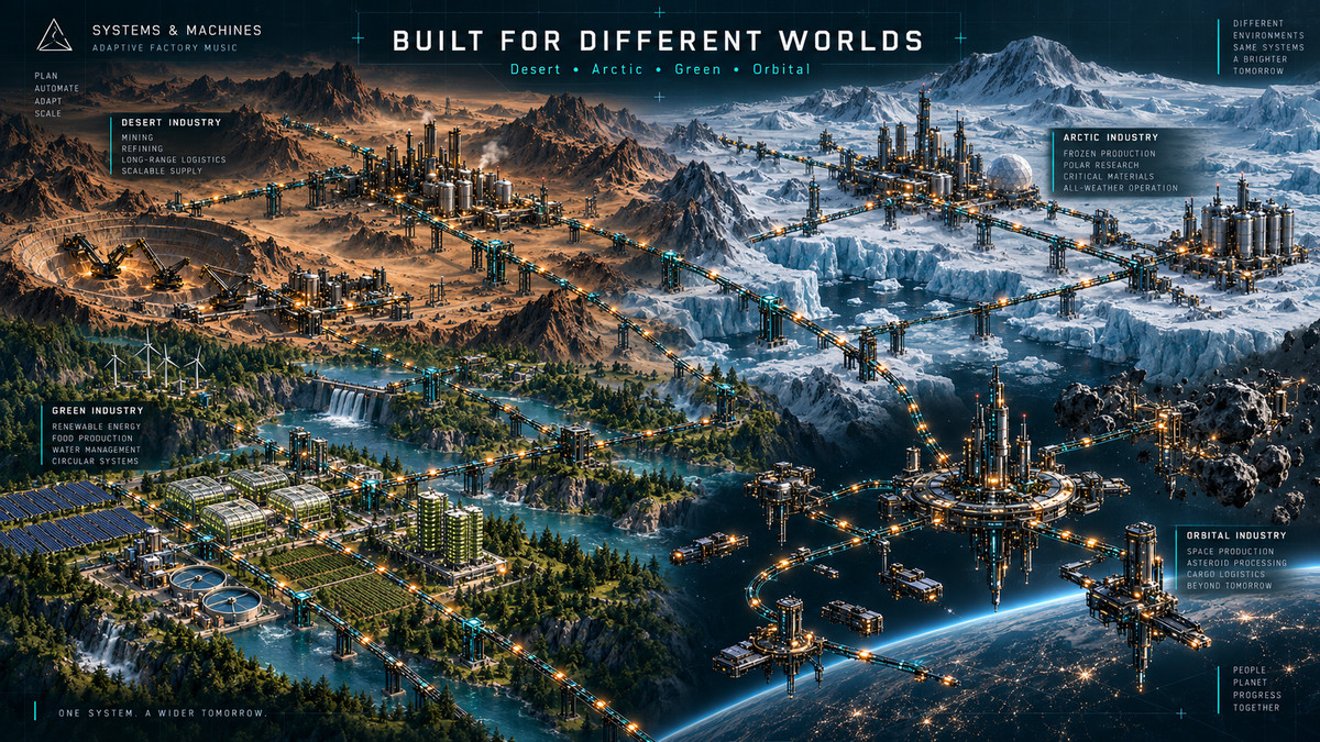 Systems & Machines — Adaptive Factory & Automation Music