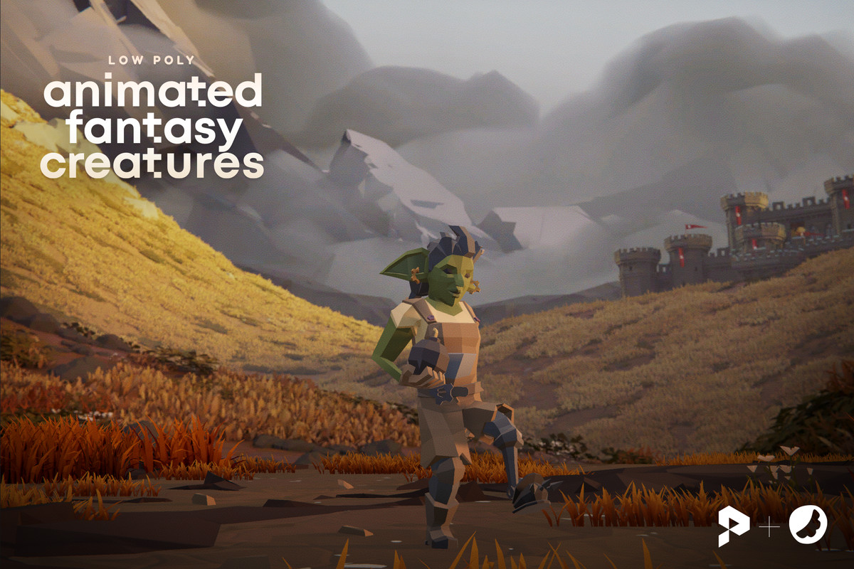 Low Poly Animated Fantasy Creatures