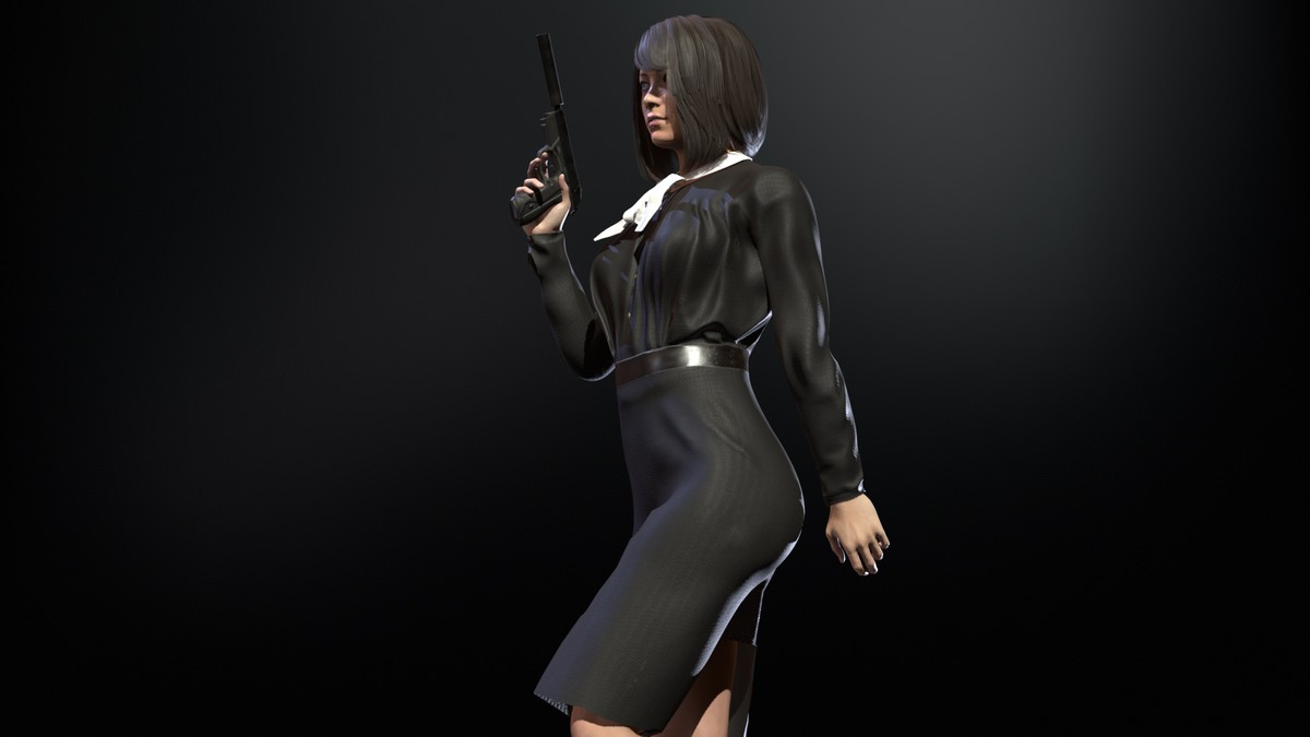 Asian Office girl