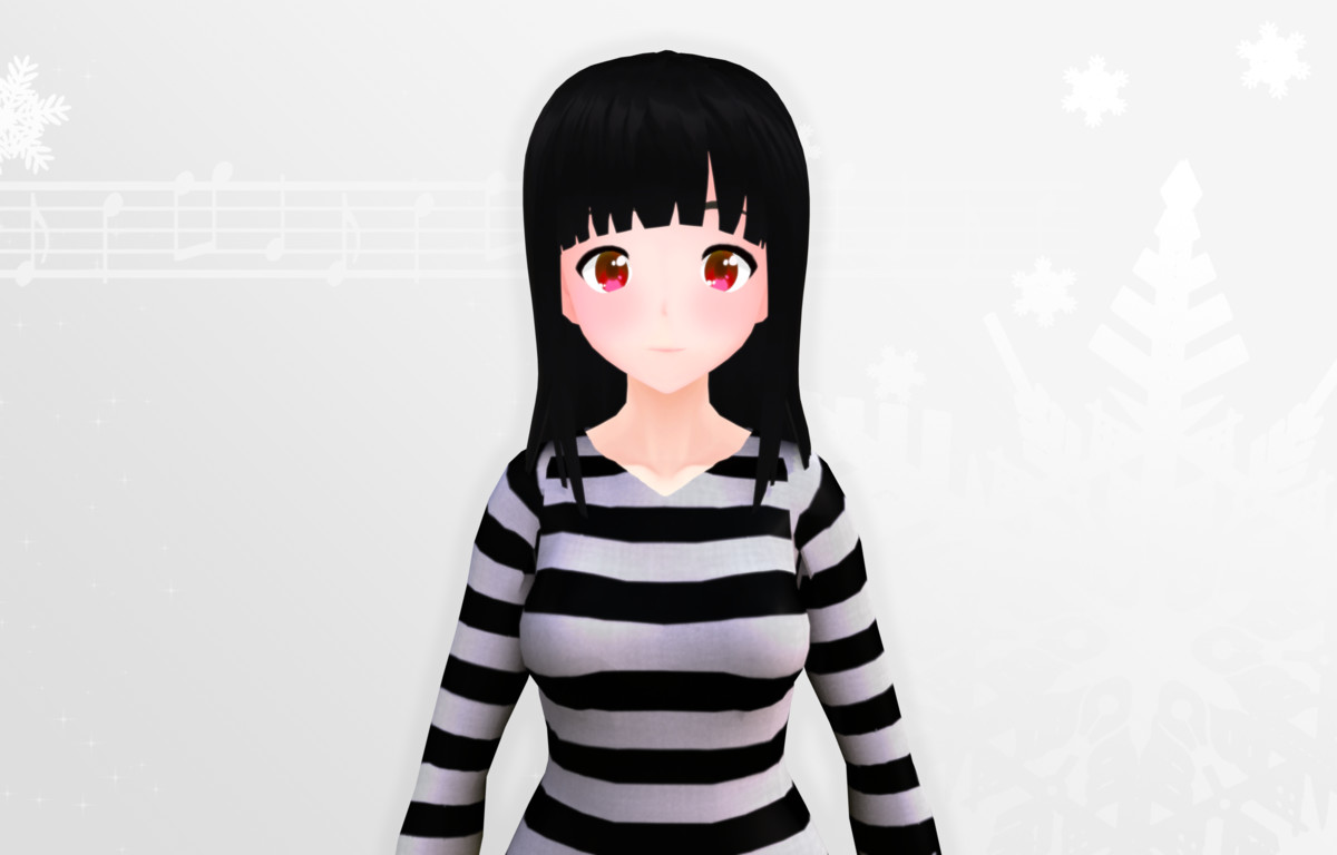 Luna: Anime-Style Character For Games And VRChat