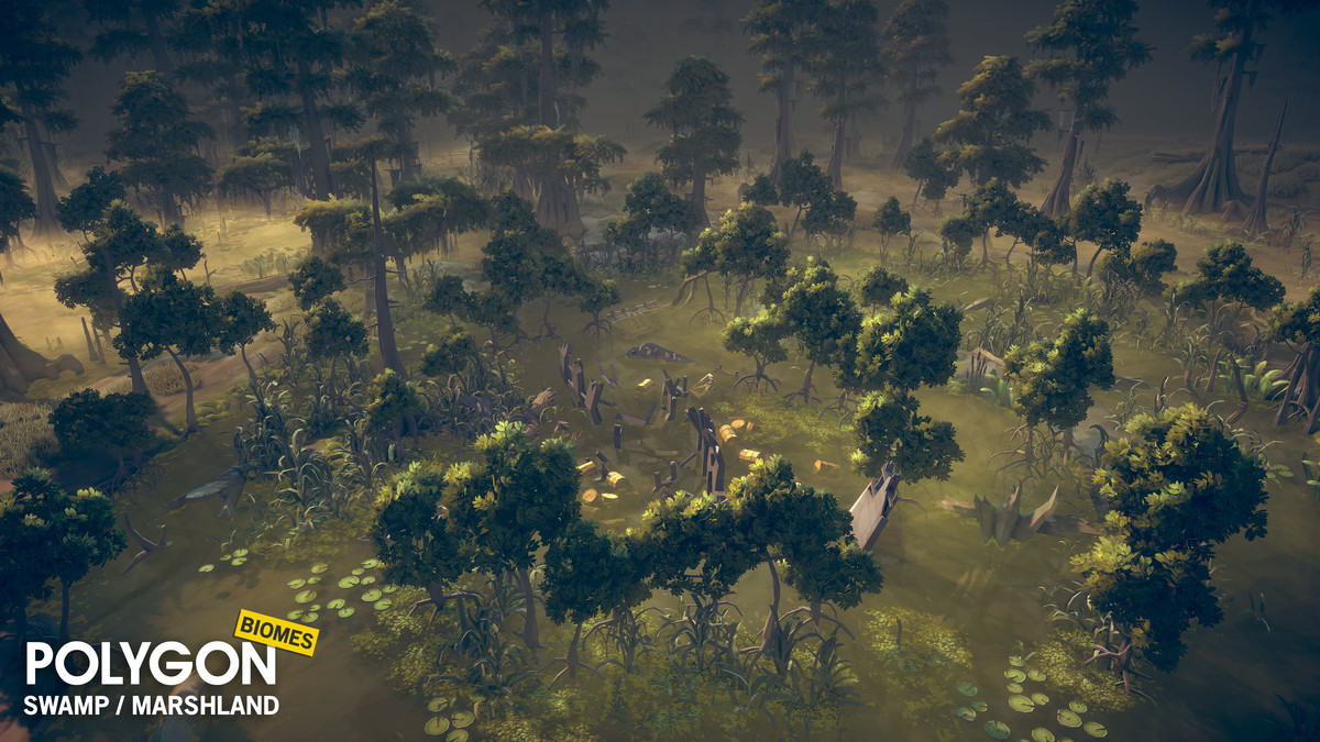 Value Bundle – POLYGON Sci-Fi Worlds, Swamp Marshland & Sci-Fi Outpost Map