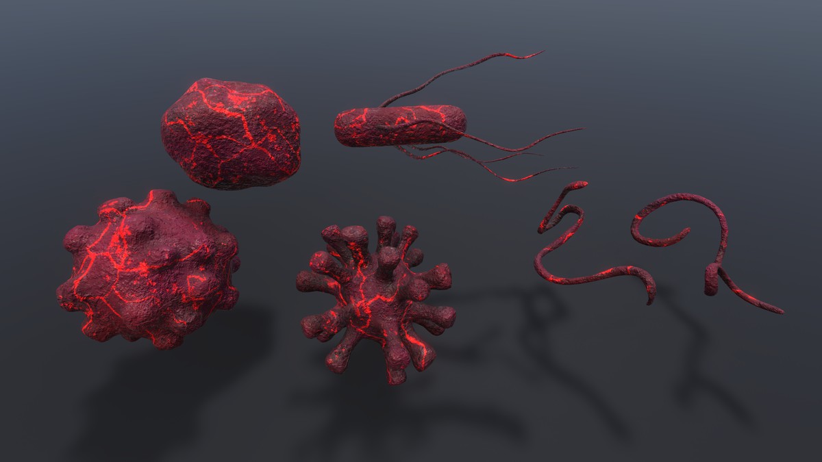 Freezable Virus Pack (Animated 3D)