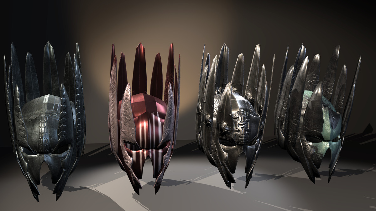 Medieval Fantasy Knights Helmets Pack