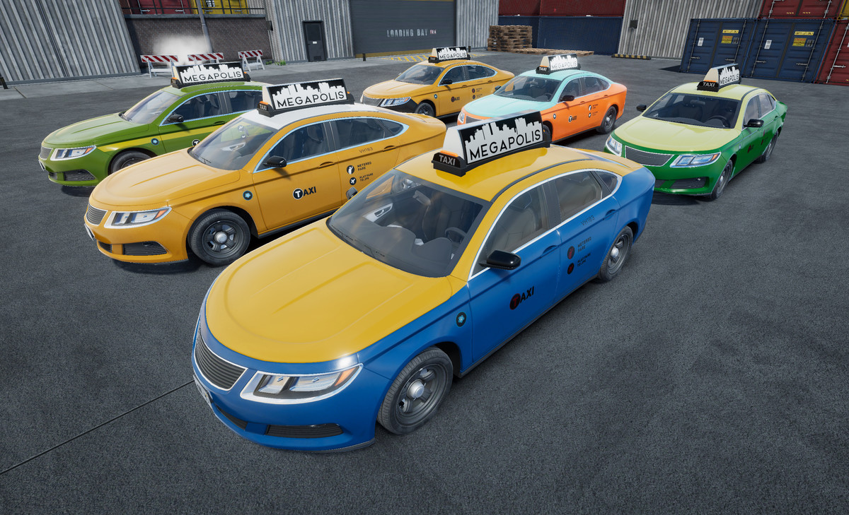 Generic taxi sedan
