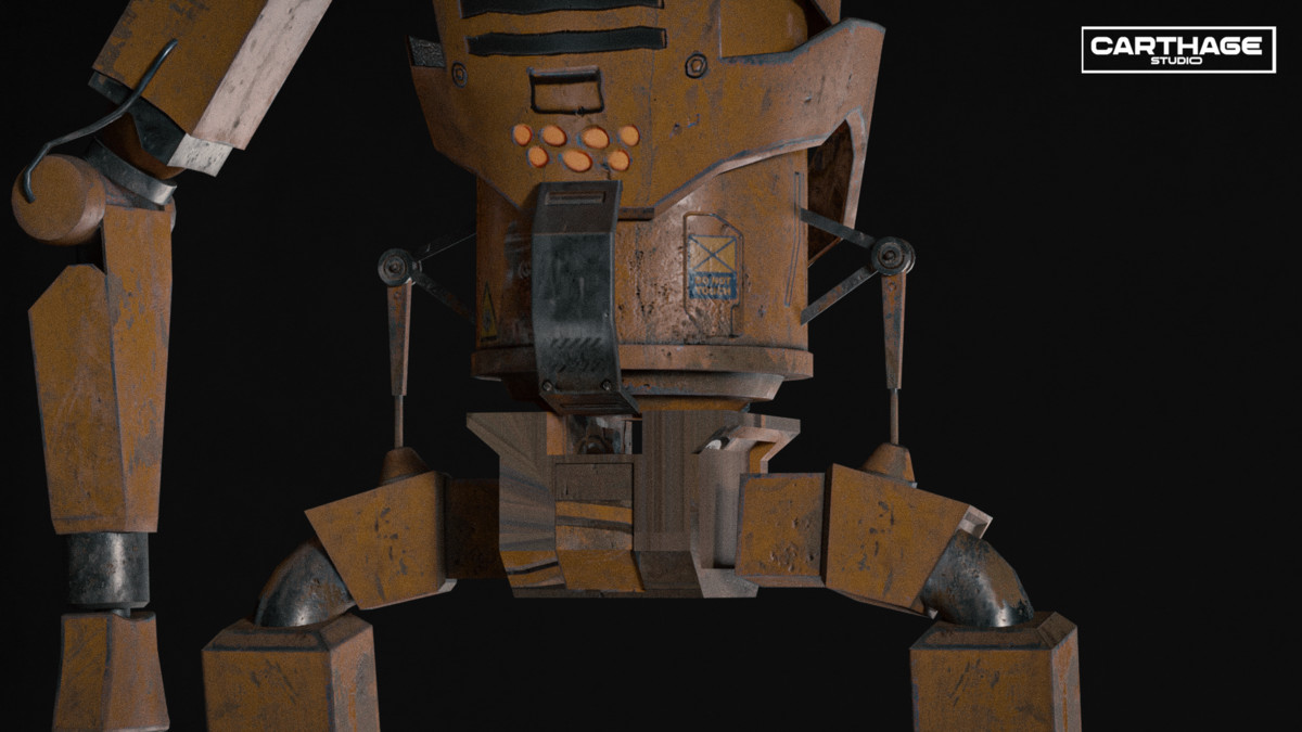 Screen-Head Vendor Robot NPC