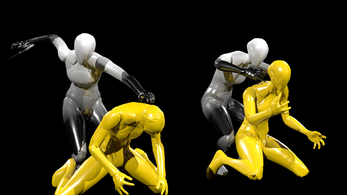 Silent Short Weapon Takedown Animation Pack
