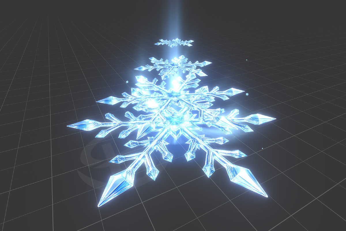 Realistic RPG ice and snow effects set