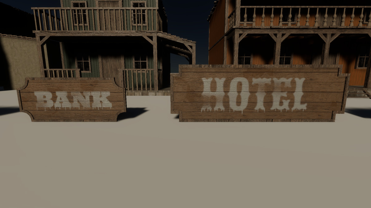 Wild West Town - Realistic Buildings Pack