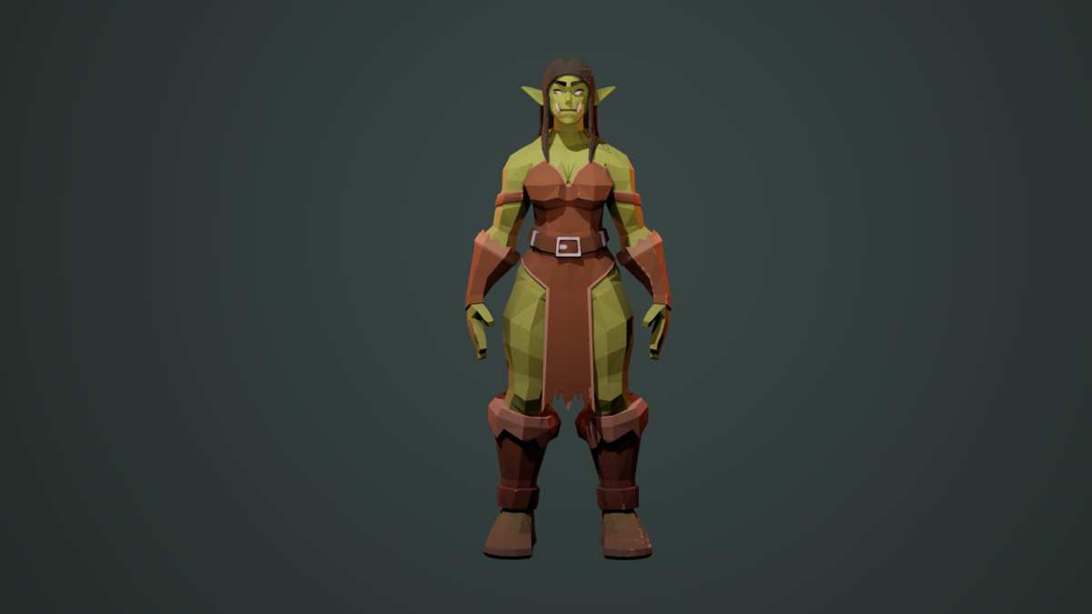 Low poly ORC character | Humanoid