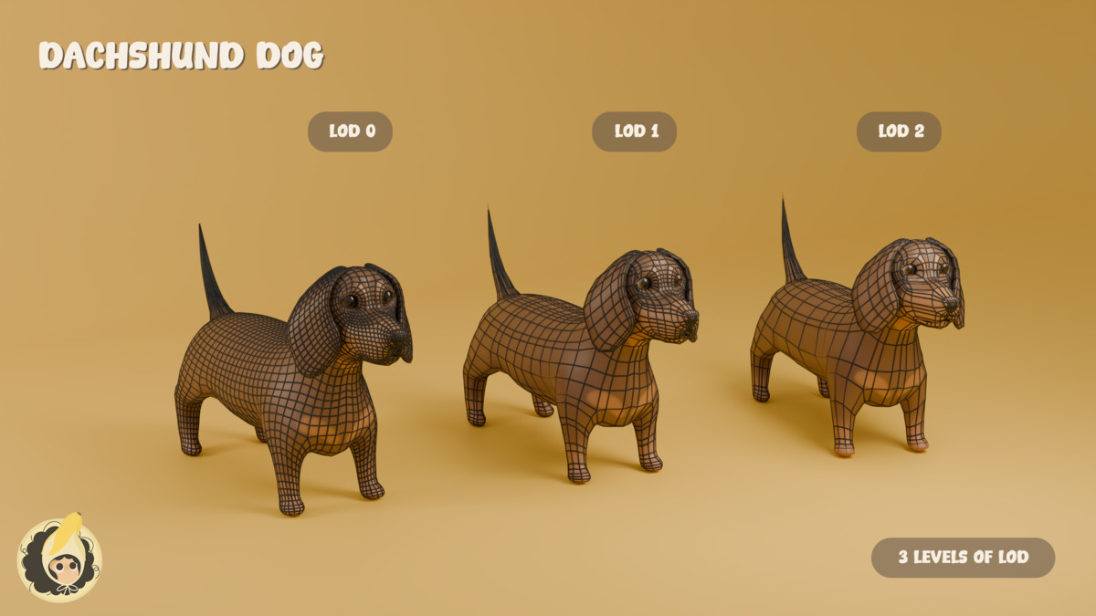 Animated Dachshund Dog