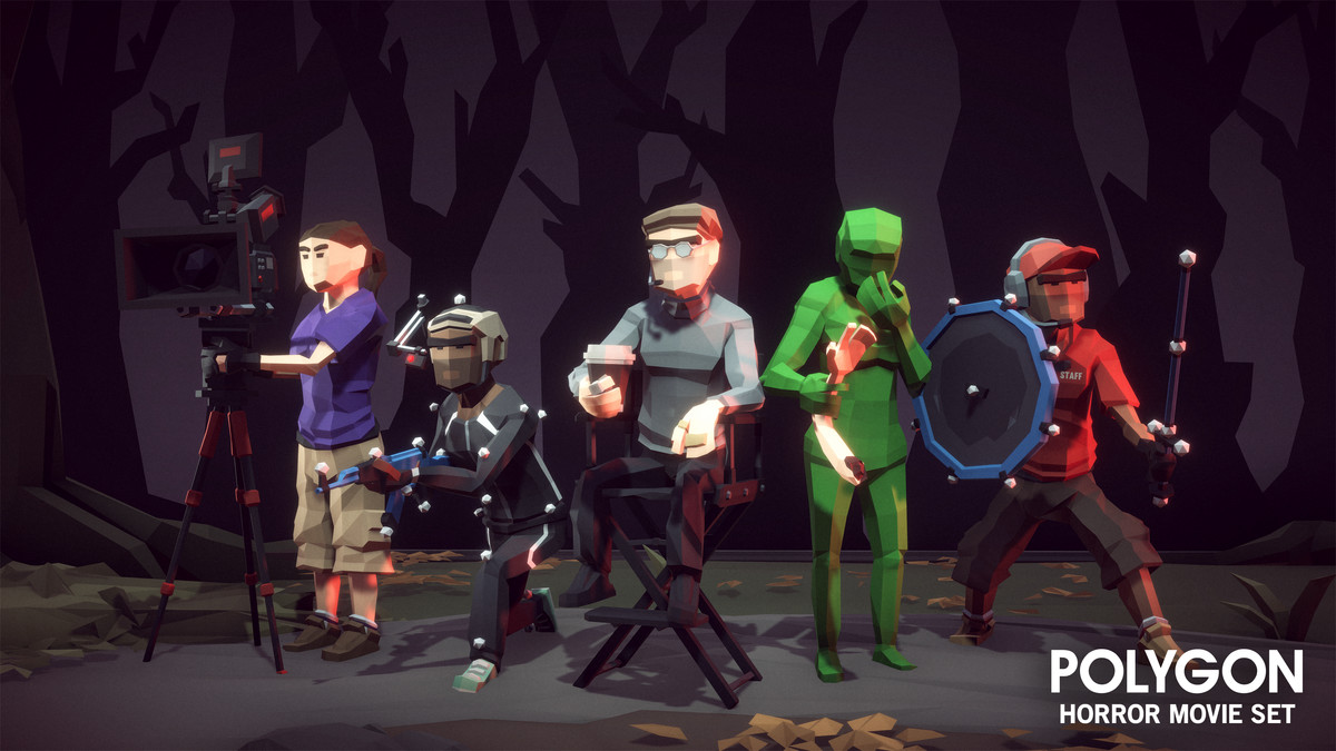 POLYGON - Horror Movie Set - Low Poly 3D Art by Synty