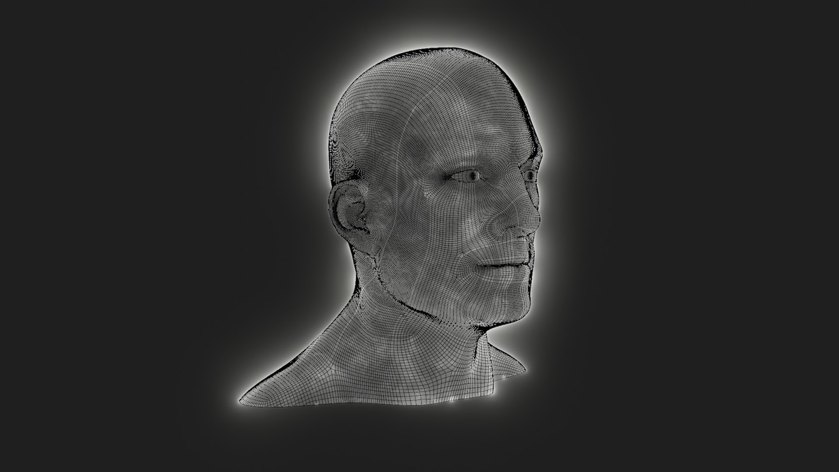 Ghostly Male Female Heads 3D Model Pack - Animated, Blend Shapes