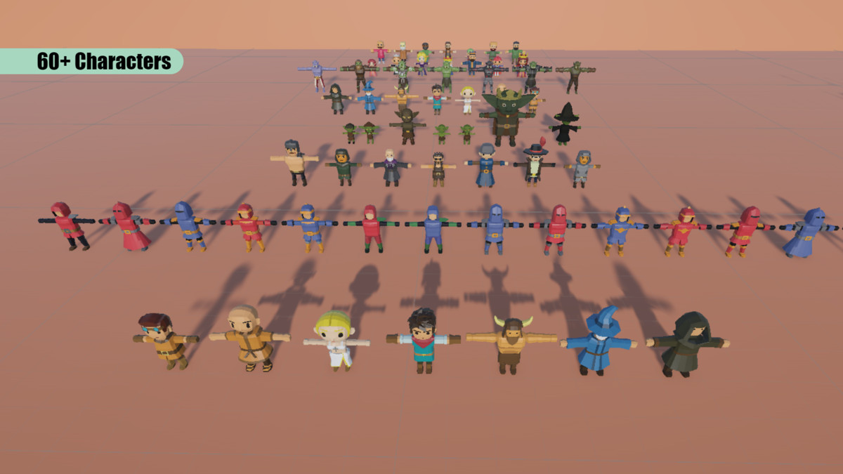 LOWPO: Medieval Fantasy Characters