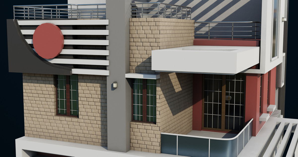 Modern House 01 URP HDRP Textures