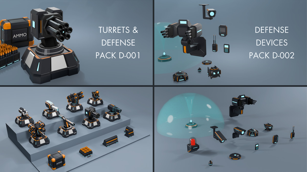 LOW POLY SCI-FI ULTIMATE ASSET LIBRARY