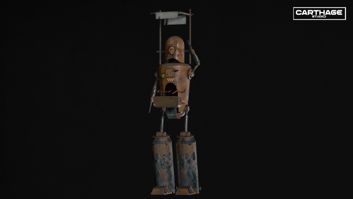 Dome-Head Vendor Robot NPC