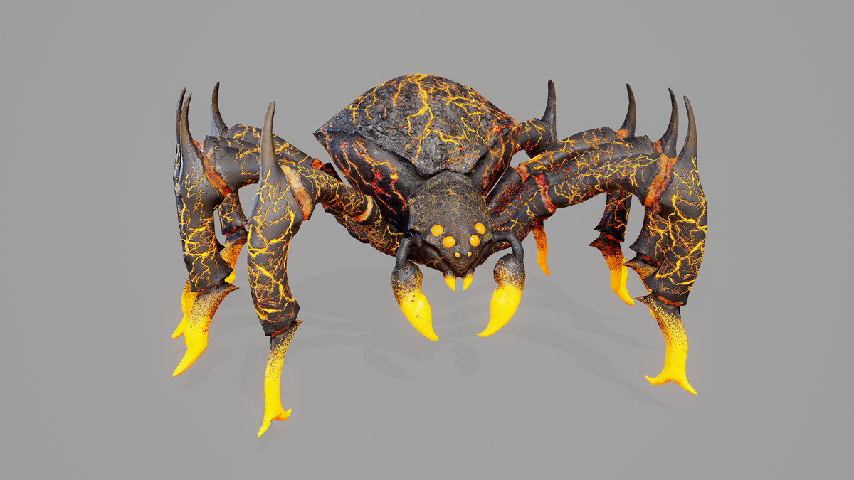 Stylized Spider Creatures Pack